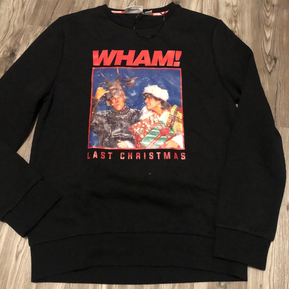 Wham last Christmas sweatshirt XS